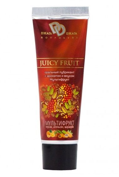 Интимный съедобный лубрикант JUICY FRUIT с ароматом фруктов - 30 мл. - БиоМед - купить с доставкой в Химках