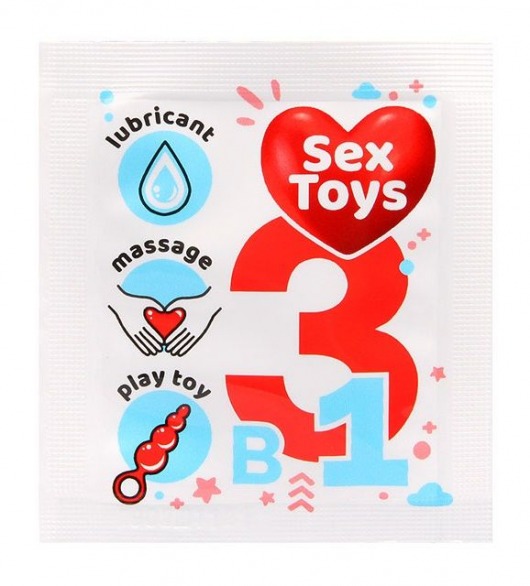 Гель-лубрикант на водной основе Sex Toys - 4 гр. - Биоритм - купить с доставкой в Химках
