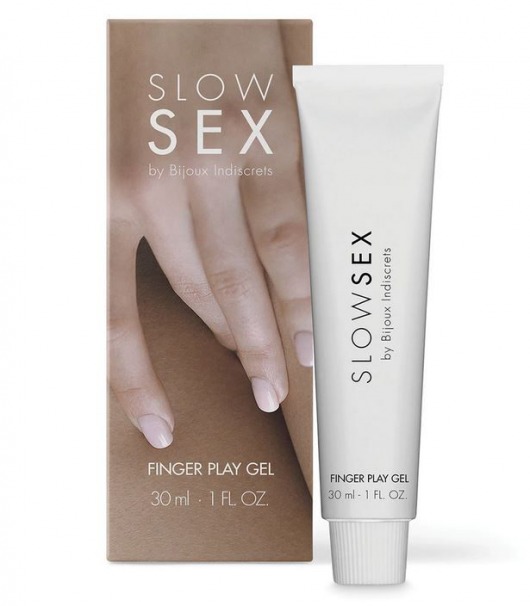 Гель для мастурбации с ароматом кокоса Slow Sex Finger Play Gel - 30 мл. - Bijoux Indiscrets - купить с доставкой в Химках