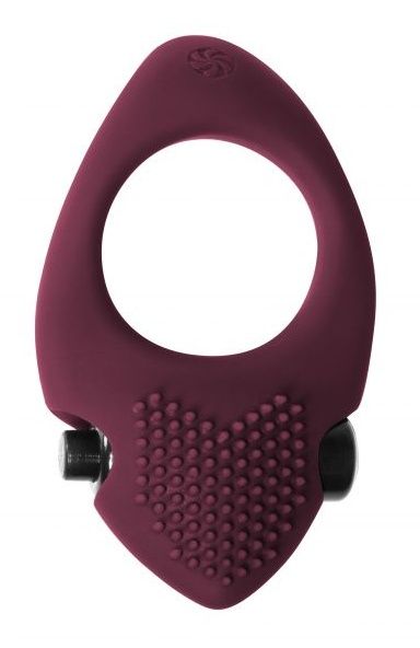 Бордовое эрекционное виброкольцо Pure Passion Sunset - Lola Games - в Химках купить с доставкой