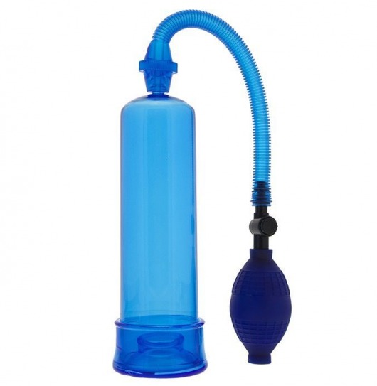 Синяя вакуумная помпа MENZSTUFF PENIS ENLARGER - Dream Toys - в Химках купить с доставкой