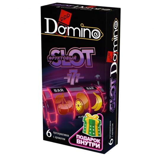 Ароматизированные презервативы DOMINO  Фруктовый слот  - 6 шт. - Domino - купить с доставкой в Химках