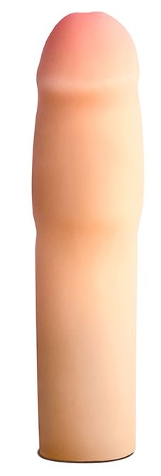 Телесная насадка-удлинитель на пенис PERFORMANCE 1.5INCH COCK XTENDER - 16 см. - Blush Novelties - в Химках купить с доставкой