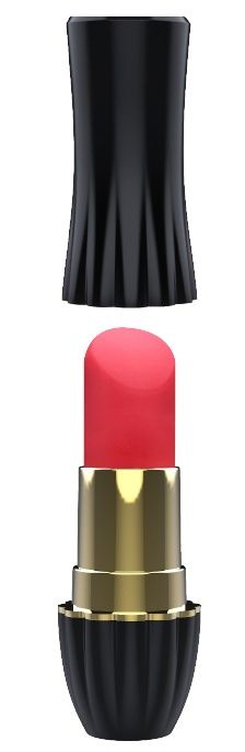 Клиторальный стимулятор-помада LIPSTICK - 9,3 см. - Dream Toys - купить с доставкой в Химках