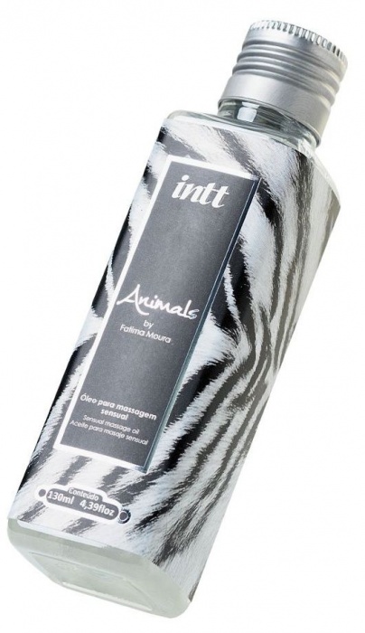 Массажное масло ANIMALS by Fatima Moura с возбуждающим эффектом - 130 мл. - INTT - купить с доставкой в Химках