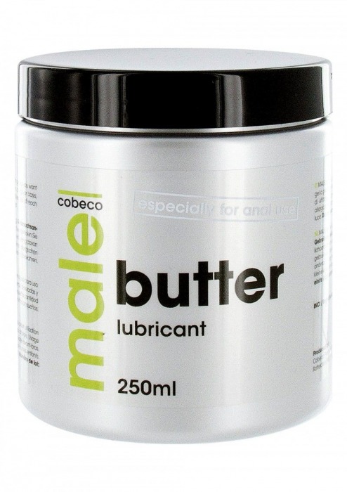 Анальный лубрикант MALE Cobeco Butter Lubricant - 250 мл. - Cobeco - купить с доставкой в Химках