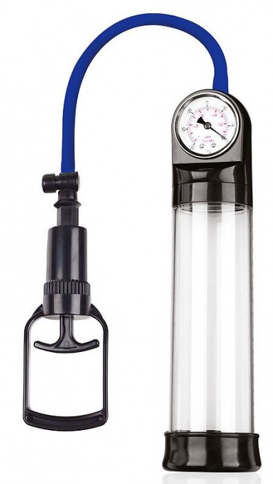 Прозрачная вакуумная помпа Sex Expert с манометром - Sex Expert - в Химках купить с доставкой
