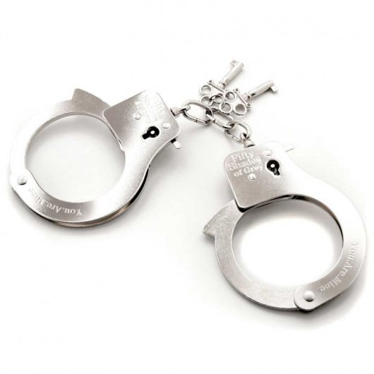 Металлические наручники Metal Handcuffs - Fifty Shades of Grey - купить с доставкой в Химках