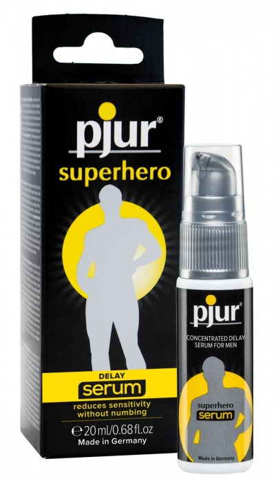 Сыворотка-пролонгатор pjur SUPERHERO Delay Serum - 20 мл. - Pjur - купить с доставкой в Химках