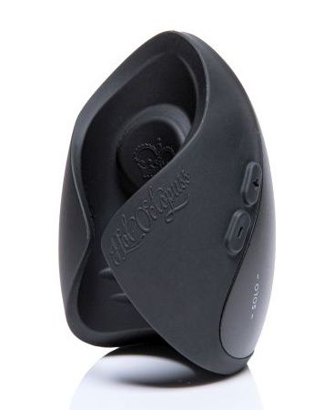 Черный инновационный мужской вибратор PULSE SOLO ESSENTIAL - Hot Octopuss - в Химках купить с доставкой