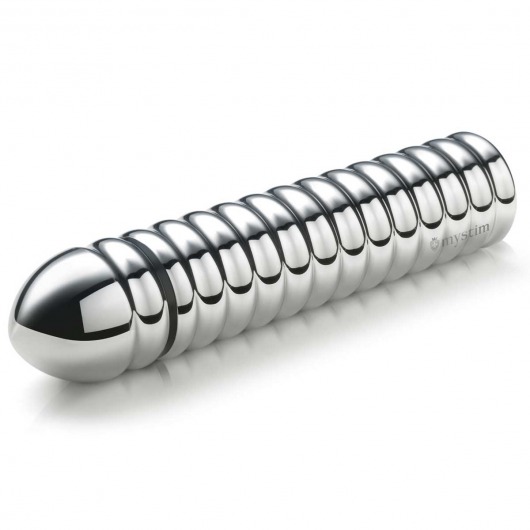 Рельефный фаллос для интенсивного электросекса Groovey George - 20 см. - MyStim - купить с доставкой в Химках