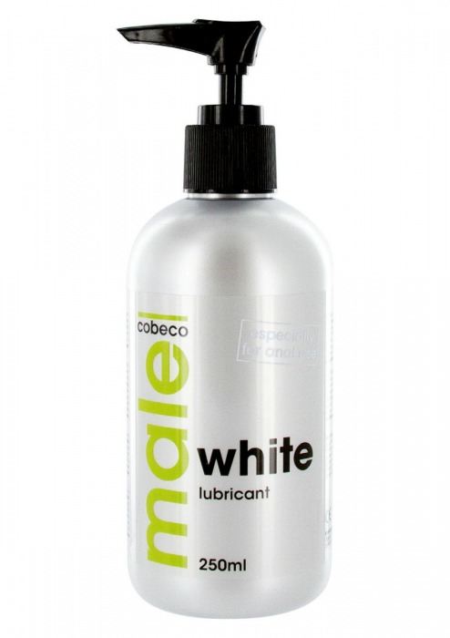 Анальная смазка на водной основе MALE Cobeco White Lubricant - 250 мл. - Cobeco - купить с доставкой в Химках