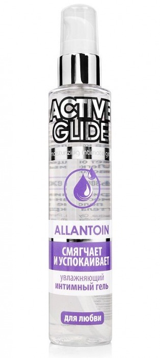 Увлажняющий интимный гель Active Glide Allantoin - 100 гр. - Биоритм - купить с доставкой в Химках