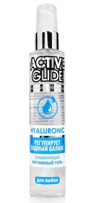 Увлажняющий интимный гель Active Glide Hyaluronic - 100 гр. - Биоритм - купить с доставкой в Химках