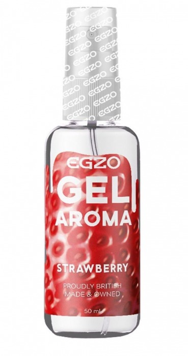 Интимный лубрикант EGZO AROMA с ароматом клубники - 50 мл. - EGZO - купить с доставкой в Химках