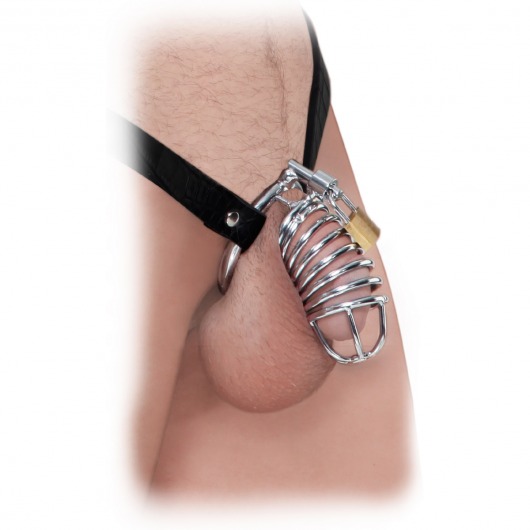 Кольцо верности Extreme Chastity Belt с фиксацией головки - Pipedream - купить с доставкой в Химках