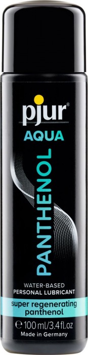 Лубрикант на водной основе с пантенолом pjur AQUA Panthenol - 100 мл. - Pjur - купить с доставкой в Химках