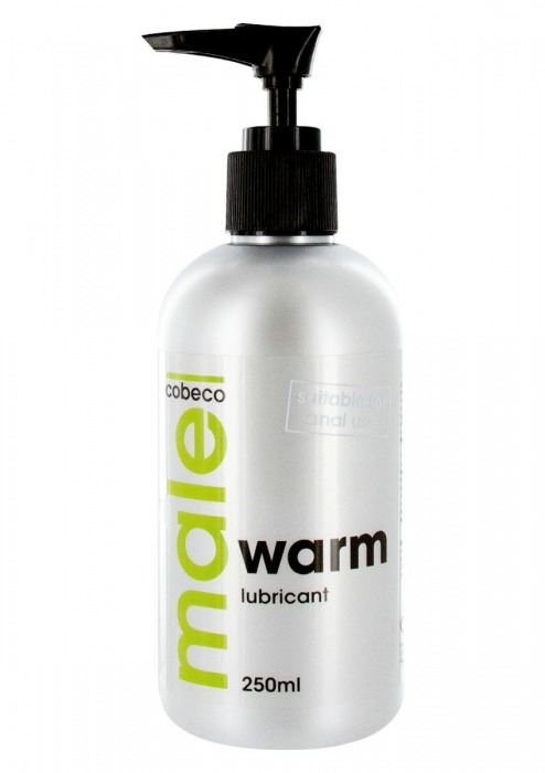 Лубрикант с согревающим эффектом MALE Cobeco Warm Lubricant - 250 мл. - Cobeco - купить с доставкой в Химках