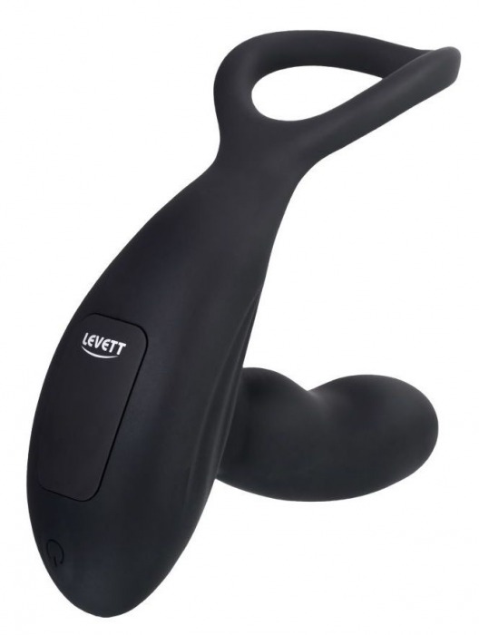 Черный стимулятор простаты Maud с вибрацией - Levett - в Химках купить с доставкой