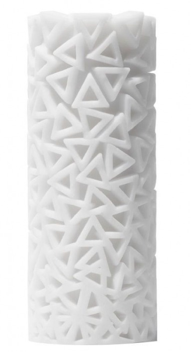Белый 3D мастурбатор PILE - Tenga - в Химках купить с доставкой