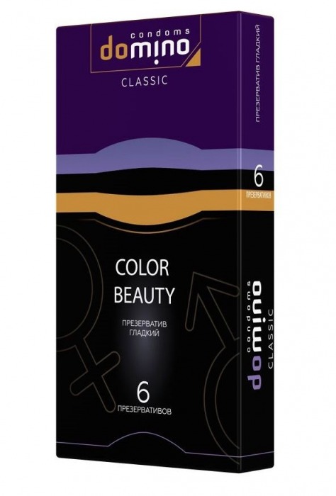 Разноцветные презервативы DOMINO Colour Beauty - 6 шт. - Domino - купить с доставкой в Химках