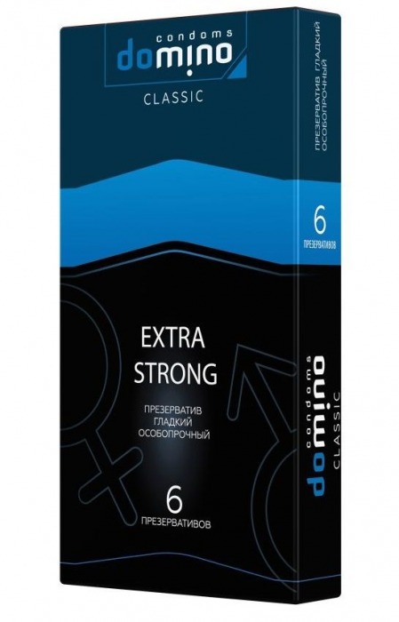 Суперпрочные презервативы DOMINO Extra Strong - 6 шт. - Domino - купить с доставкой в Химках