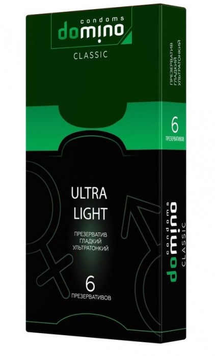 Супертонкие презервативы DOMINO Ultra Light - 6 шт. - Domino - купить с доставкой в Химках