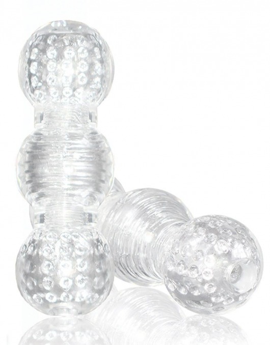 Прозрачный фигурный мастурбатор Master Stroker - Blush Novelties - в Химках купить с доставкой