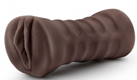 Коричневый мастурбатор-вагина Hot Chocolate Brianna - Blush Novelties - в Химках купить с доставкой