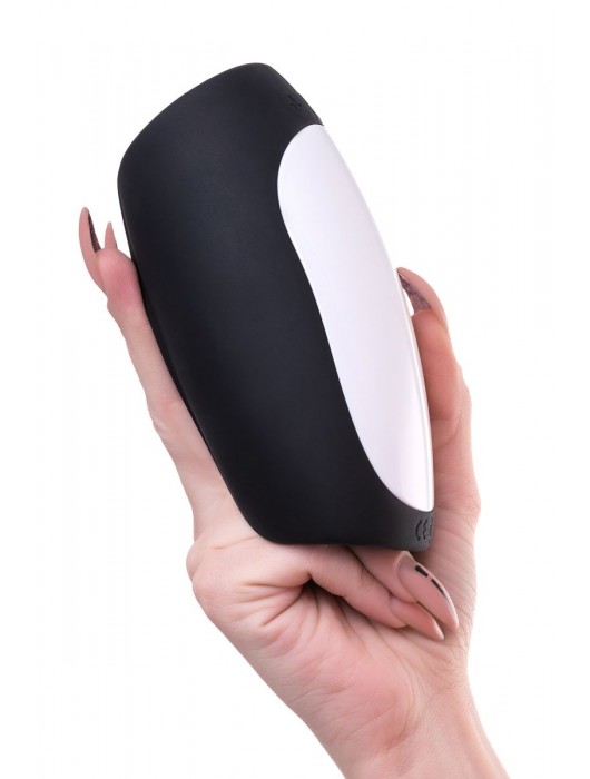 Черно-белый перезаряжаемый мастурбатор Erotist Hailstorm - Erotist Adult Toys - в Химках купить с доставкой