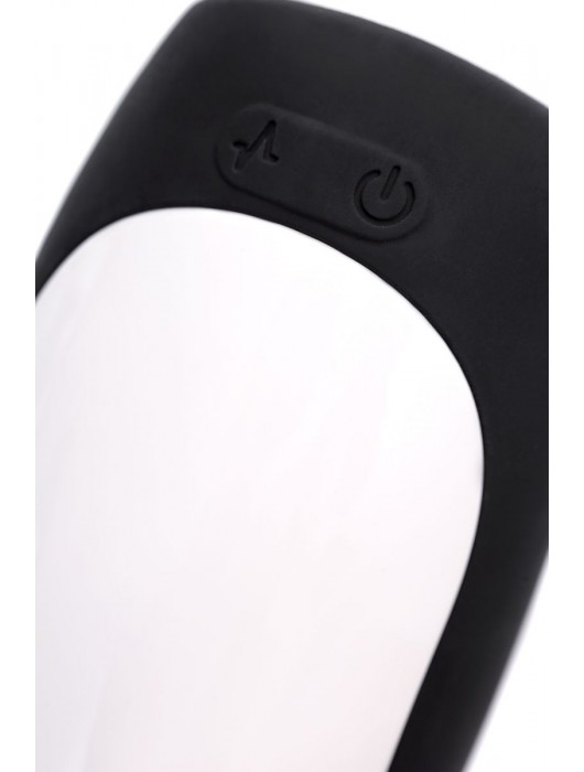 Черно-белый перезаряжаемый мастурбатор Erotist Hailstorm - Erotist Adult Toys - в Химках купить с доставкой