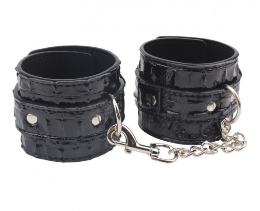 Черные наручники Surrender Wrist Restraints - Chisa - купить с доставкой в Химках