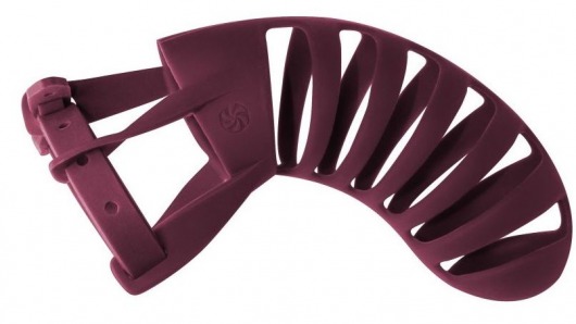 Мужской пояс верности бордового цвета Romello - Lola Games - купить с доставкой в Химках