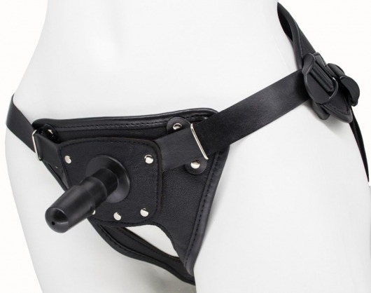 Черный пояс для насадок BEST CLASS STRAP - LOVETOY (А-Полимер) - купить с доставкой в Химках