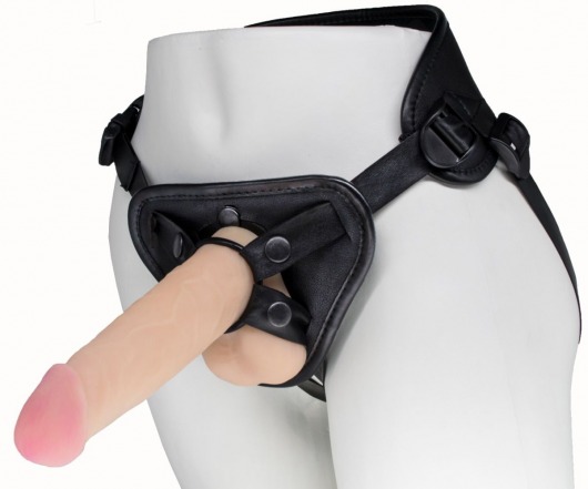 Пояс харнесс BEST UNI strap с 2 насадками - 18 и 22 см. - LOVETOY (А-Полимер) - купить с доставкой в Химках