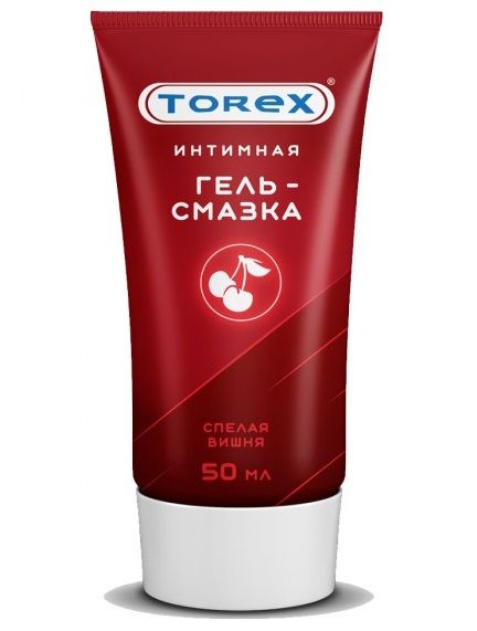 Смазка на водной основе TOREX  Спелая вишня  - 50 мл. - Torex - купить с доставкой в Химках