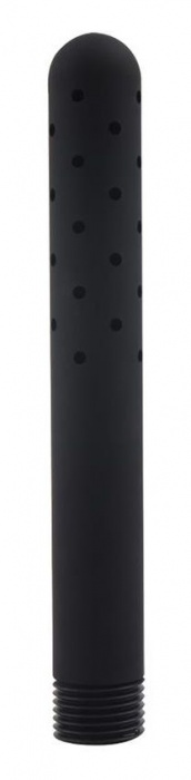 Черная насадка для анального душа ANAL DOUCHE - 15 см. - Dream Toys - купить с доставкой в Химках