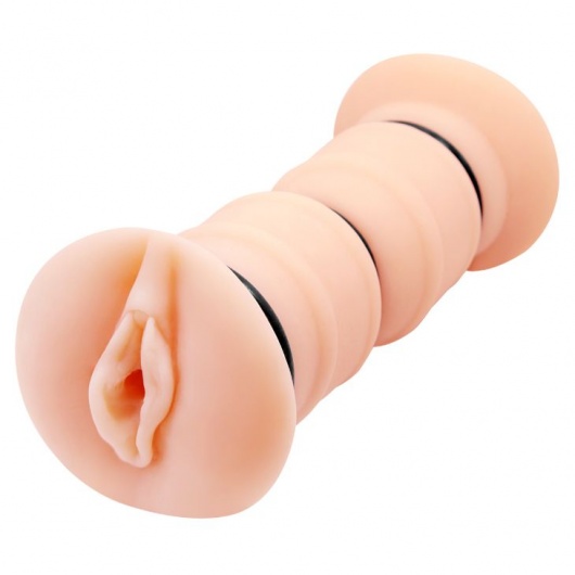 Телесный вибромастурбатор-вагина Michelle - Baile - в Химках купить с доставкой