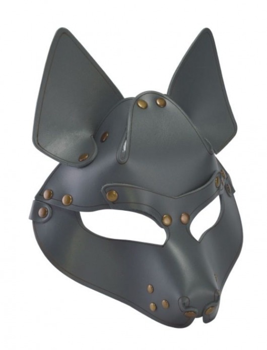 Серая маска Wolf с клепками - Sitabella - купить с доставкой в Химках