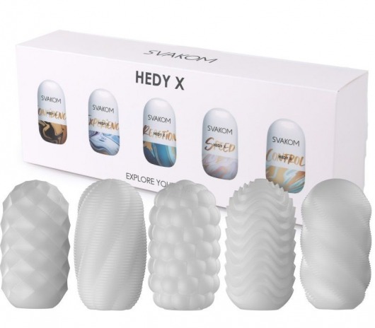 Набор из 5 мастурбаторов Hedy X5 Mixed - Svakom - в Химках купить с доставкой