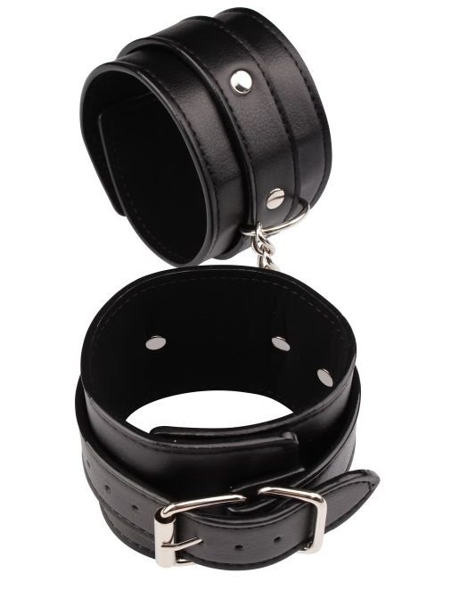 Черные оковы Classic Ankle Cuffs - Chisa - купить с доставкой в Химках