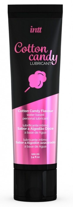 Интимный гель на водной основе Cotton Candy Lubricant - 100 мл. - INTT - купить с доставкой в Химках
