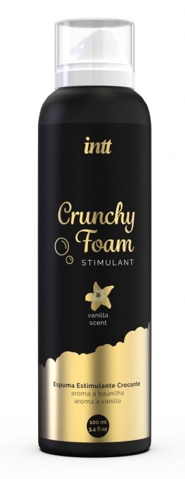 Пенка для массажа Crunchy Foam Stimulant Vanilla - 100 мл. - INTT - купить с доставкой в Химках