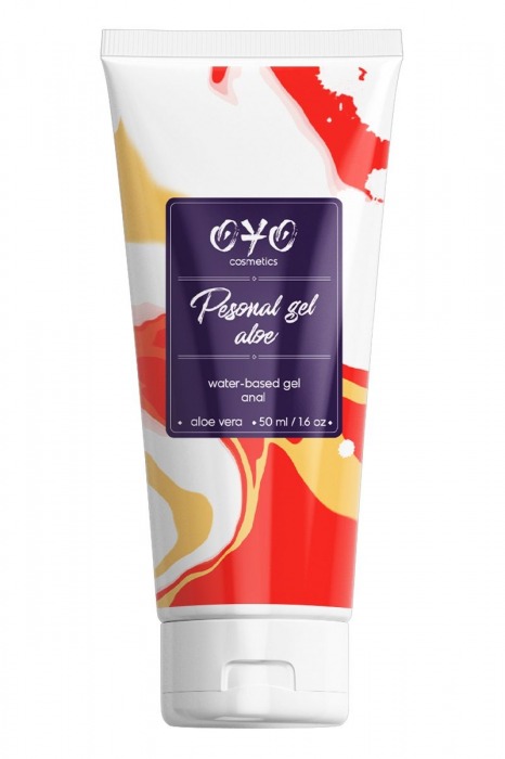 Анальная смазка на водной основе OYO Personal Gel Aloe - 50 мл. - OYO - купить с доставкой в Химках