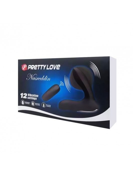 Массажер простаты Nasreddin с функцией расширения и пультом ДУ - 13,5 см. - Baile - в Химках купить с доставкой