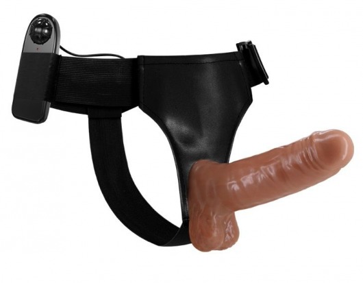 Страпон на трусиках с вибрацией Ultra Passionate Harness - 16 см. - Baile - купить с доставкой в Химках