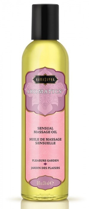 Массажное масло с цветочным ароматом Pleasure Garden - 236 мл. - Kama Sutra - купить с доставкой в Химках