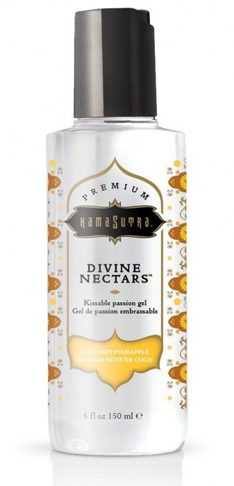 Гель-лубрикант на водной основе Divine Nectars Vanilla с ароматом ванили - 150 мл. - Kama Sutra - купить с доставкой в Химках