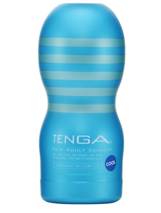 Мастурбатор с охлаждающей смазкой TENGA Original Vacuum Cup Cool - Tenga - в Химках купить с доставкой