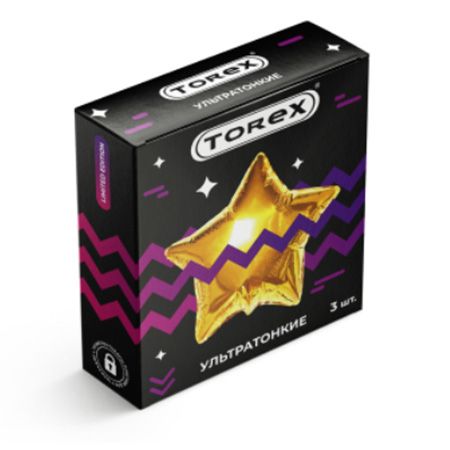 Презервативы Torex Party  Ультратонкие  - 3 шт. - Torex - купить с доставкой в Химках